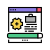 working process icon