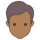 office l style male user icon