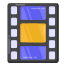 externer Filmstreifen-Theater-Smashingstocks-Flach-Smashingstocks icon