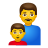 emoji style family  man boy icon