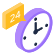 24 Hours Support icon