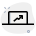 liniendiagramm laptop icon