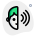 白い背景に隔離されたワイヤレスネットワークの外部管理者アクセス-人工-緑-タル-レビボ icon