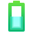 半分充電バッテリー icon