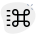 Command and program key for macintosh system icon