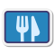 stickers style dining icon