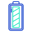 Halb aufgeladene Batterie icon