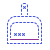 stitch style dustpan icon