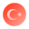 liquid glass color style turkey icon