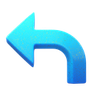 3d fluency style undo icon