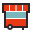retro style 음식 카트 icon