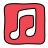 doodle style music icon