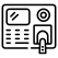biometric machine icon
