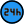 24 Hour Service Sign icon