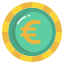 Moneda euro icon