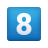 Keycap Digit Eight icon