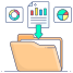 put in folder icon