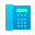 skeuomorphism style 사무실 전화 icon
