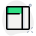 diseño-de-barra-dividida-externa-derecha-y-superior-cuadrícula-verde-tal-revivo icon