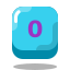 0キー icon