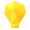 Bombilla globo icon