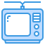 dispositivo-retro-televisión-externa-itim2101-azul-itim2101 icon