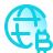 Bitcoin-globe icon