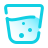 pulsar gradient style water glass icon