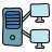 doodle style thin client icon