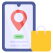 Mobile Shopping Location icon