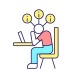 overloading student with information icon