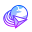 gradient style 인터넷 다운로드 매니저 icon