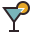 retro style cocktail icon