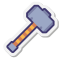 stickers style 토르 망치 icon