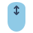parakeet color style mouse scrolling icon