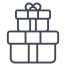 regalo-esterno-inverno-profilo-design-cerchio icon