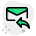 Reply email message icon