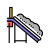waste sorting conveyor icon