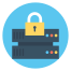 외부-서버-보안-데이터-과학-플랫-원-디자인-원 icon