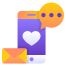 Mobile messaging icon