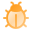 liquid glass color style bug icon