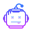 gradient style 고장난 로봇 icon