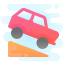 cute clipart style hill descent control icon