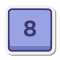 8 Key icon