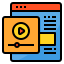 online video icon