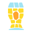 pieces style beer glass icon