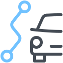 автомобильный маршрут icon