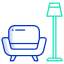Couch And Lamp icon
