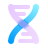 glassmorphism style biotech icon