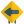 Left arrow sign on a road signal board icon